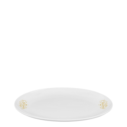 Plat de service ovale 26 cm - Premium Platinum Line Merry Christmas