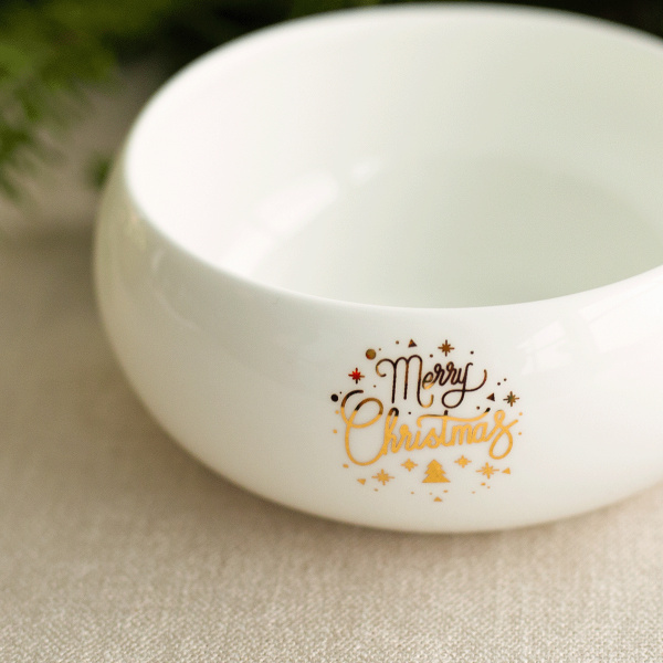 Bol à céréales 10 cm - Premium Platinum Line Merry Christmas