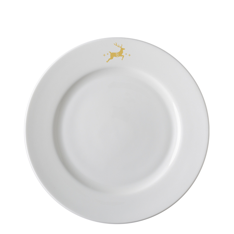 Assiette plate 28 cm Premium Platinum Line Merry Christmas