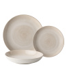 Set d'assiettes 12 pcs – Elements Vulcano sable