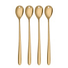 Set de 4 cuillères à latte dorées avec cœur – Love Cutlery