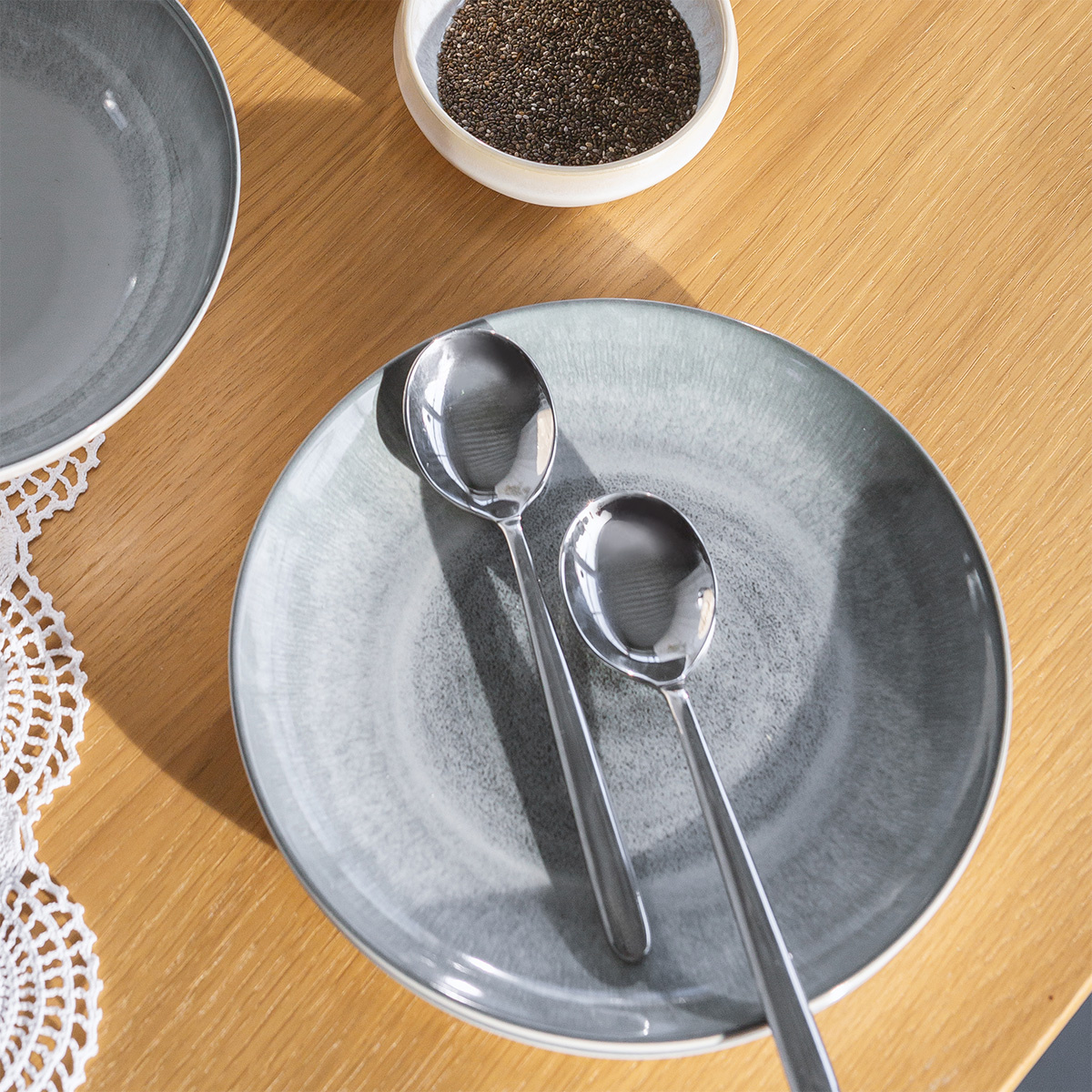 Cuillère à bouillon Monaco Elite – polie