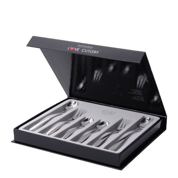 Coffret cadeau avec cœur 6 pièces - Love Cutlery