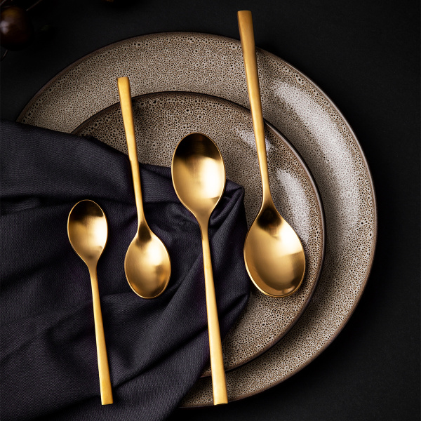Ensemble de 12 assiettes - Elements Stone