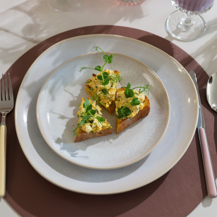 Assiette plate Coupe 27 cm | Gaya Elements North