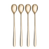 Set de 4 cuillères à latte champagne avec cœur – Love Cutlery