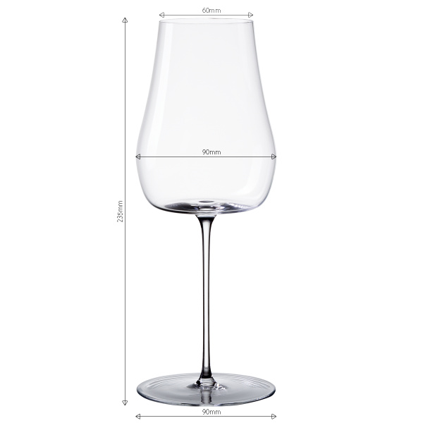 Verres à vin blanc 400 ml lot de 2 – Green Wave Platinum Line Lunasol II
