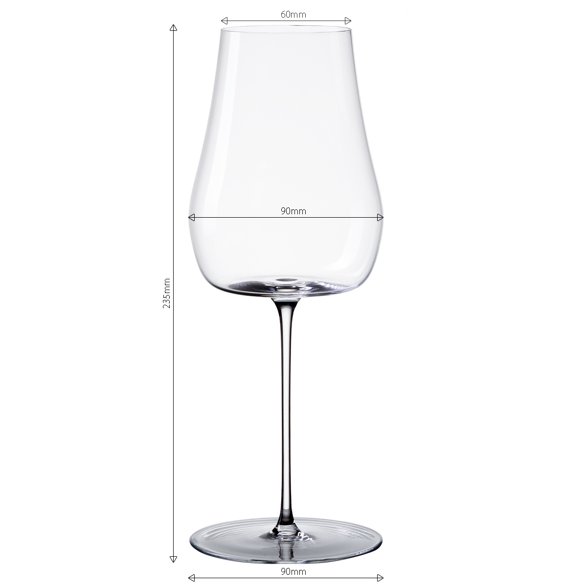 Verres à vin blanc 400 ml lot de 2 – Green Wave Platinum Line Lunasol II