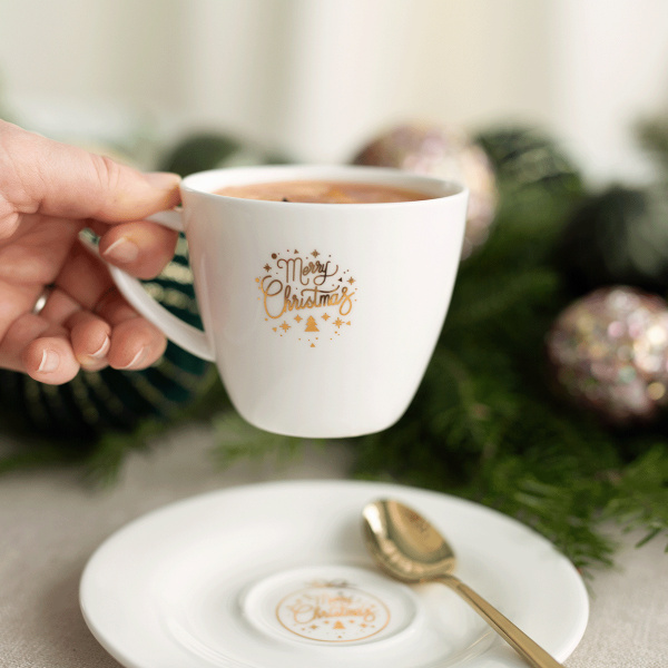 Tasse à café 250 ml - Premium Platinum Line Merry Christmas