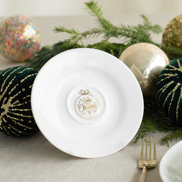 Soucoupe 15,5 cm - Premium Platinum Line Merry Christmas