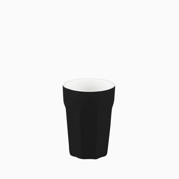 Petite tasse en porcelaine noire 80 ml - RGB
