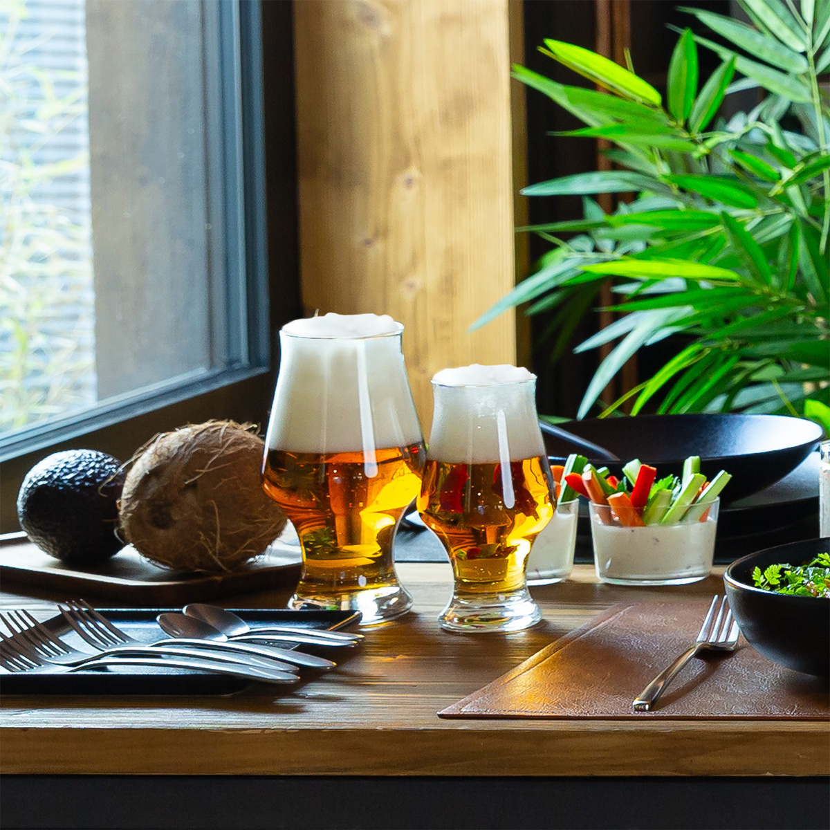 Verres à bière 500 ml lot de 4 - Univers Glas Lunasol