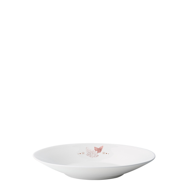 Assiette creuse Butterfly 22 cm | Premium Platinum Easter
