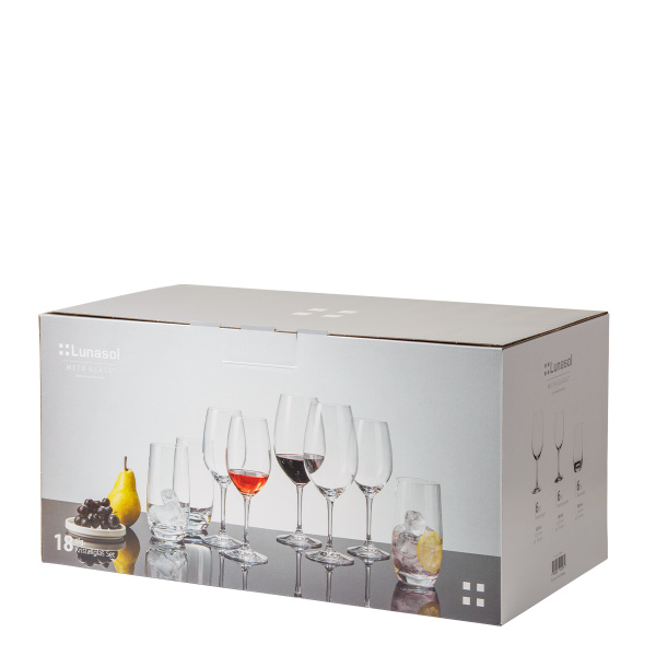 Set de démarrage verres 18 pièces - Benu Basic Premium Glas Lunasol