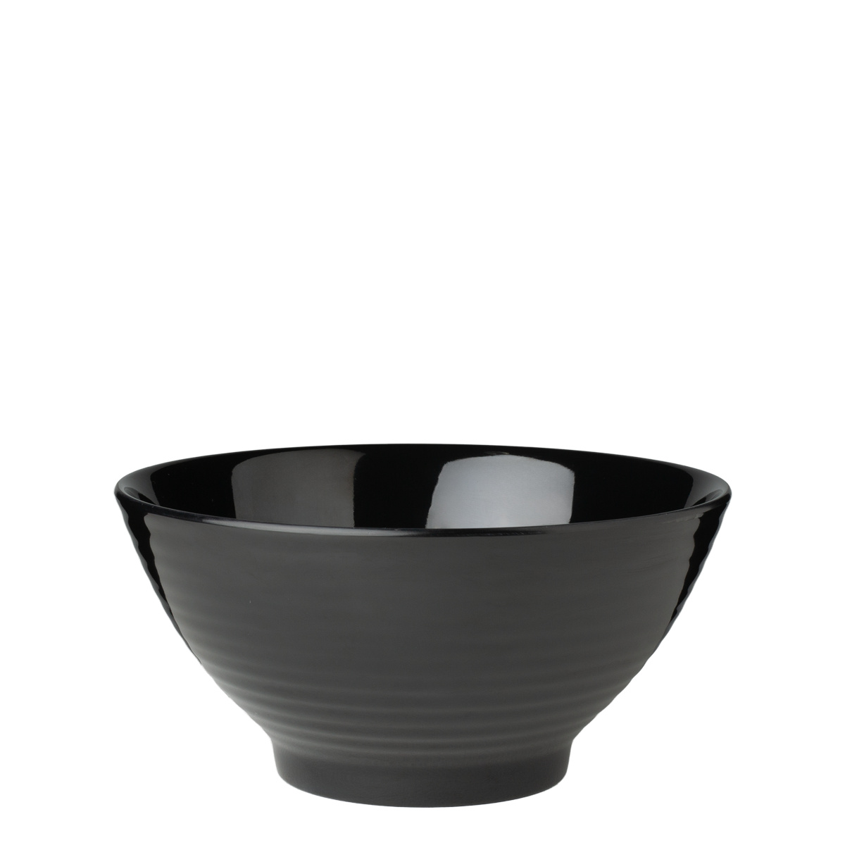 Bol noir 20 cm mélamine | Elements Flow
