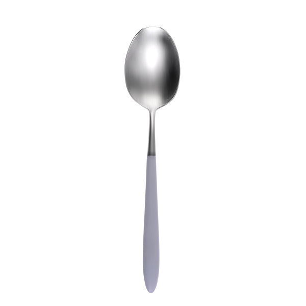 Cuillère à soupe – GAYA Exeter manche gris clair mat