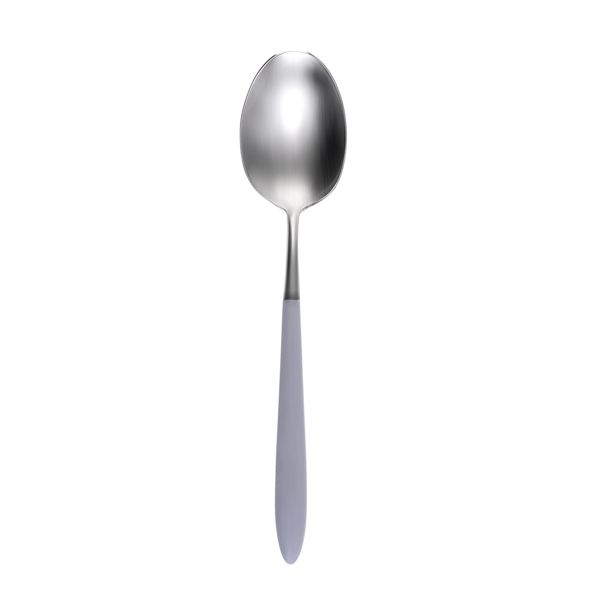 Cuillère à soupe – GAYA Exeter manche gris clair mat