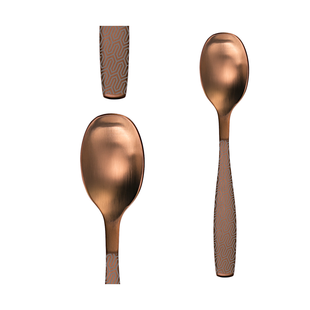 Set de couverts 24 pcs – Gaya PVD cuivre mat
