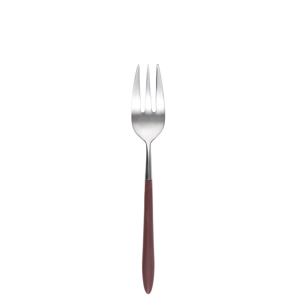 Fourchette à gâteau – GAYA Exeter manche taupe mat
