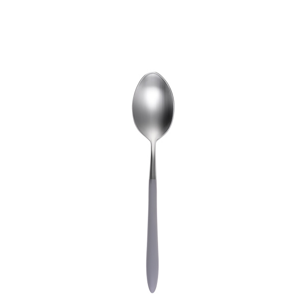 Cuillère à thé American Style – GAYA Exeter manche gris clair mat