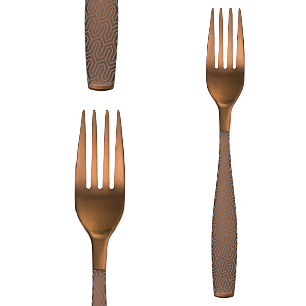 Set de couverts 24 pcs – Gaya PVD cuivre mat