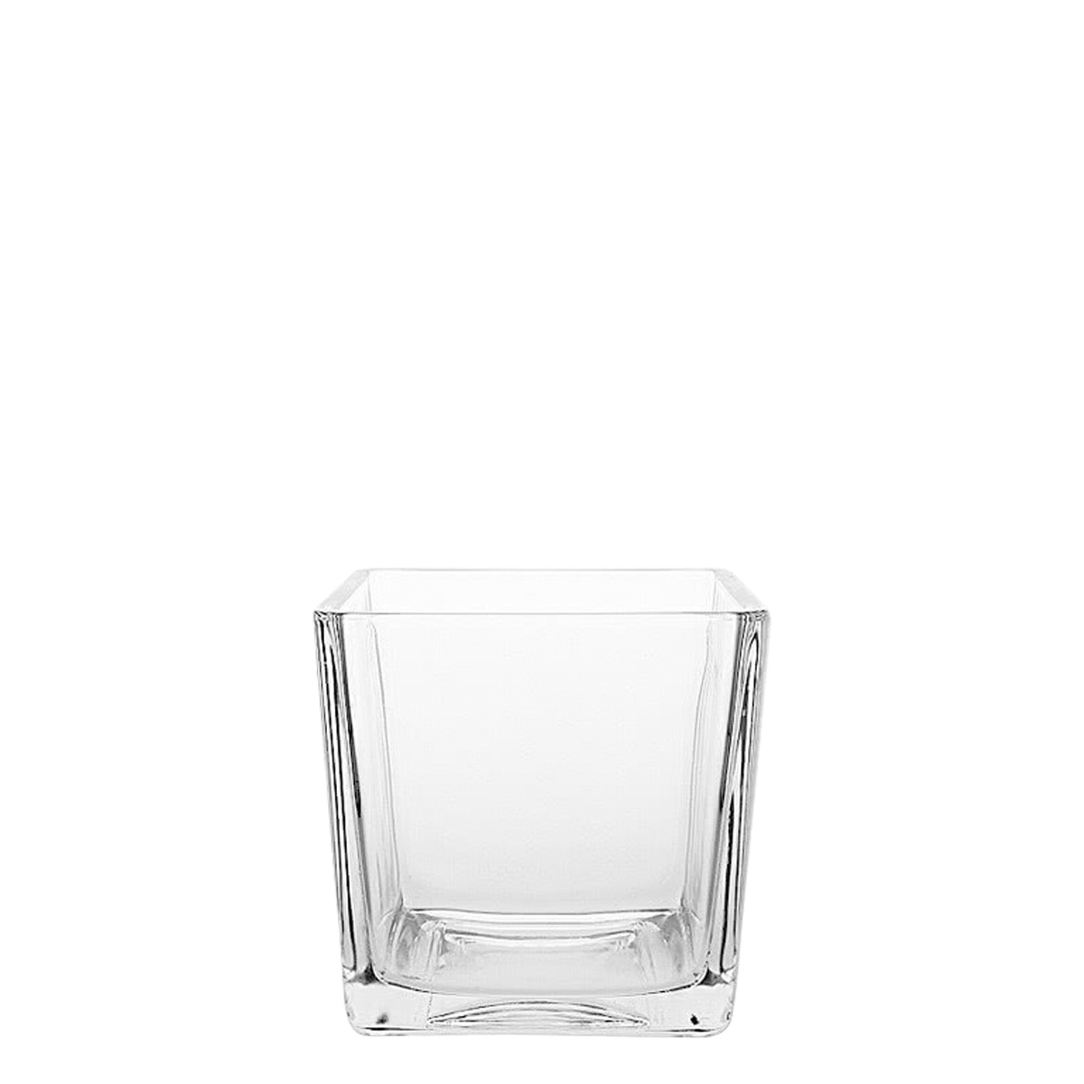 Vase Quadro 10 x 10 x 10 cm — Basic Glass