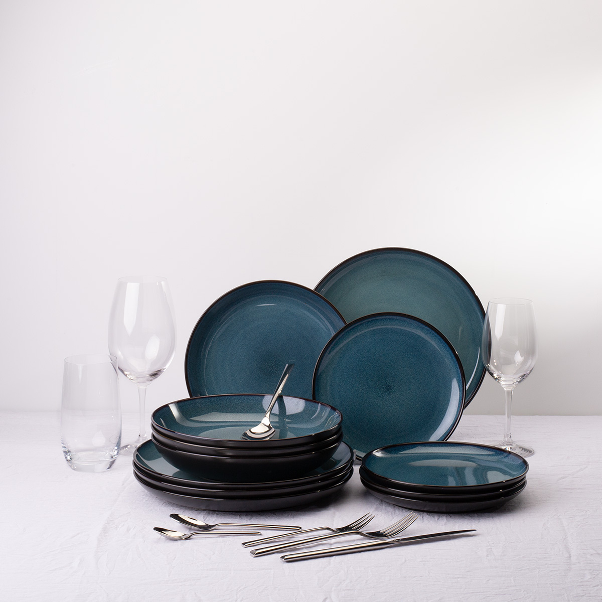Set de finition Blue vibes, 66 pièces