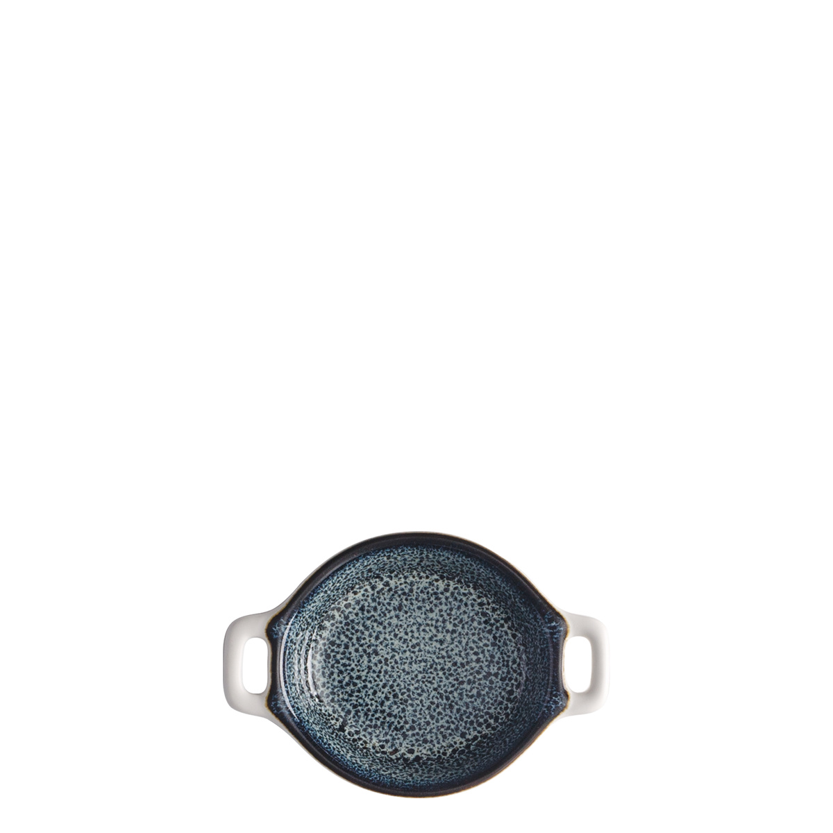 Bol ovale Flowl Atelier bleu avec anses 7,9 x 7 cm - Gaya