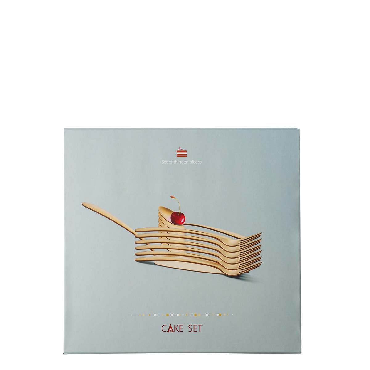 Set à gâteaux 13 pièces - Alpha PVD or