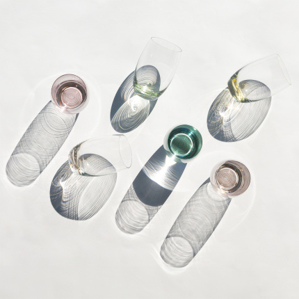 Verres Tumbler 460 ml fond coloré 6 pcs | Optima