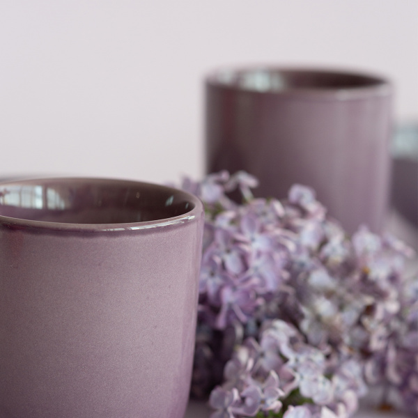 Tasse sans anse 220 ml | Gaya Solatelier Aubergine