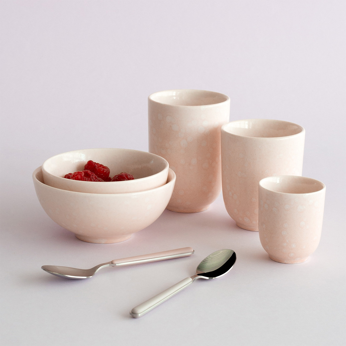 Bol ø 11 cm | Gaya Solatelier Rose Crystal