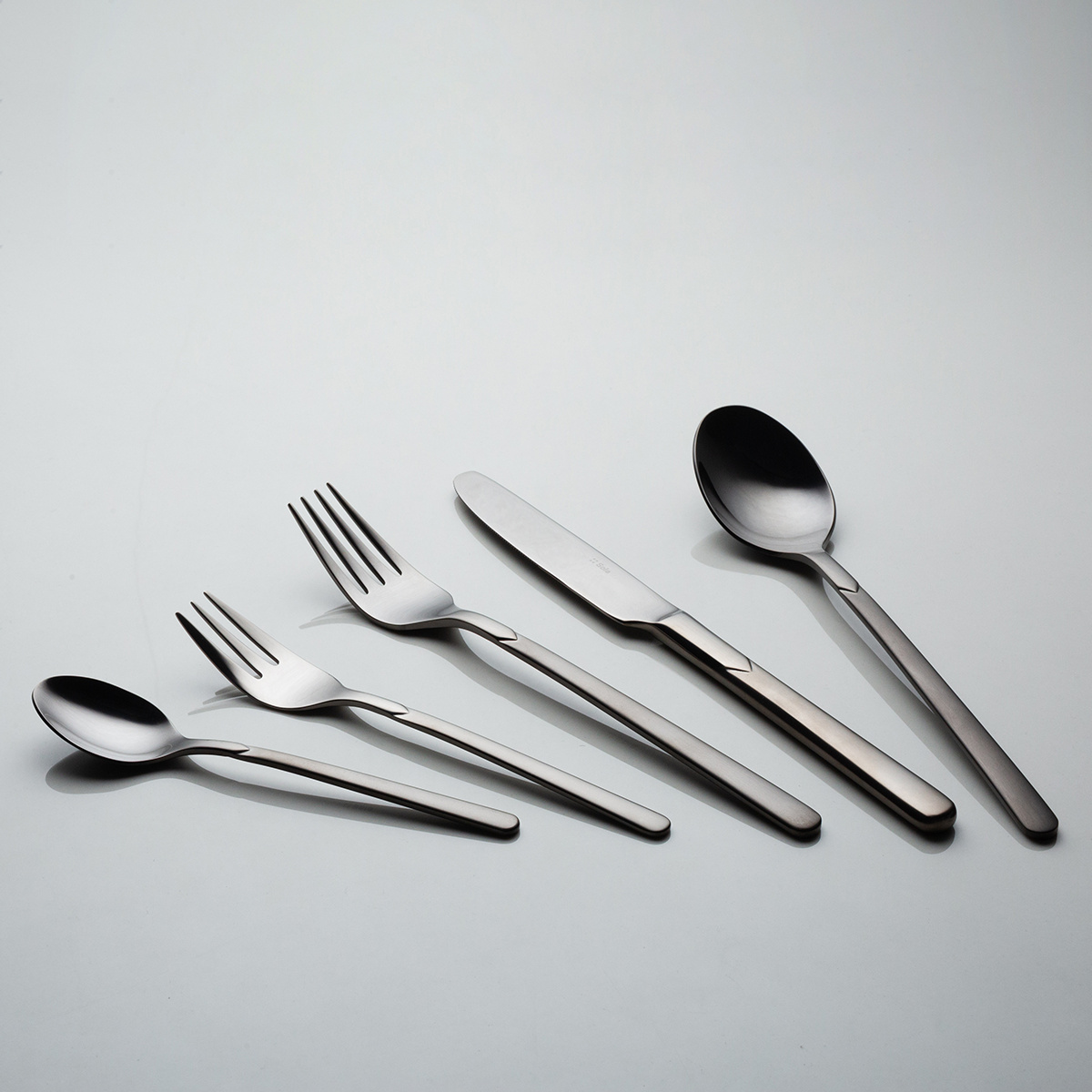 Ménagère 20 pièces Kanton PVD gris clair | Sola