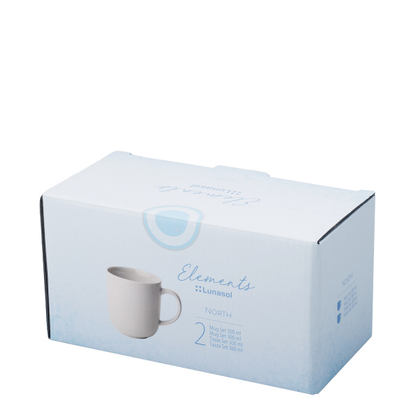 Tasse à café, 300 ml, set de 2 pièces, Elements North