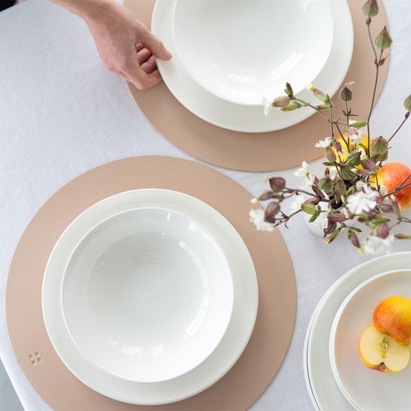 Service de porcelaine 12 pcs — Gaya Atelier blanc