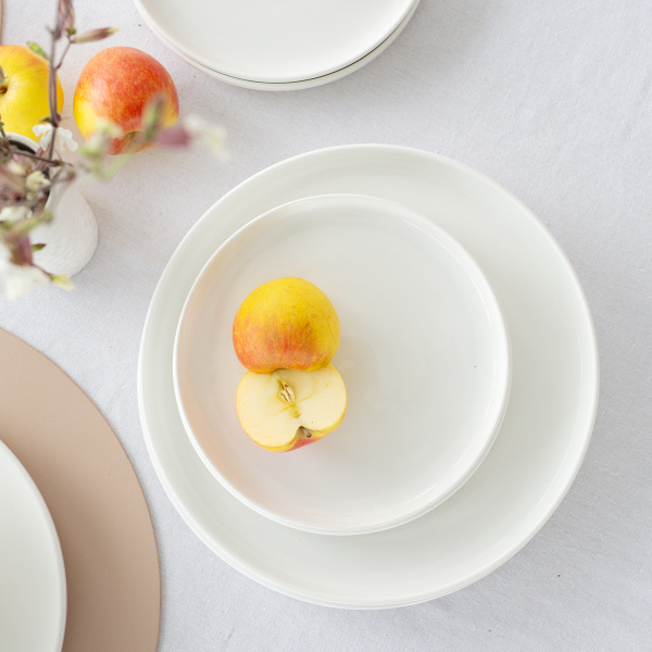 Service de porcelaine 12 pcs — Gaya Atelier blanc