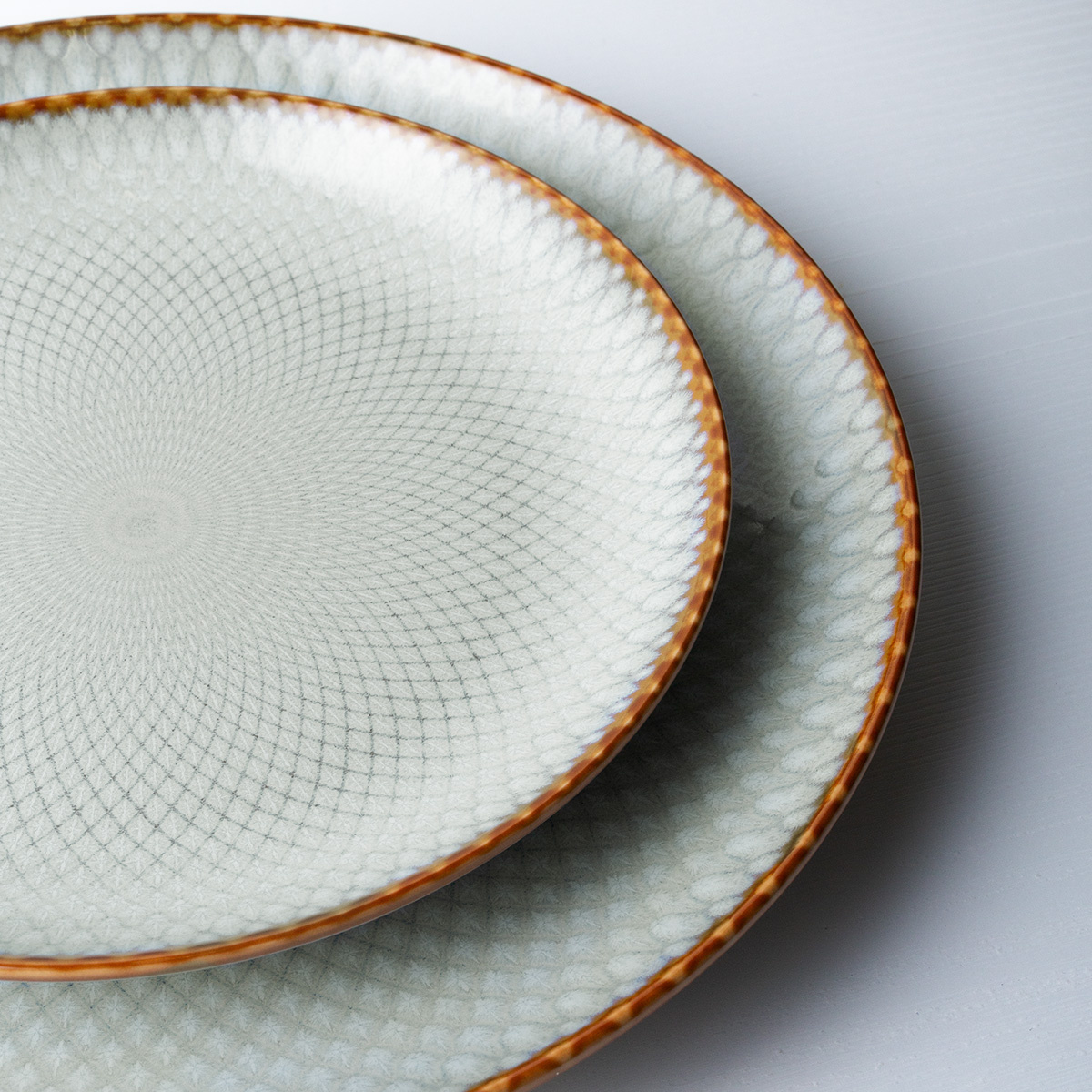 Assiette plate Coupe 27 cm lot de 4 - Elements Day Mandala