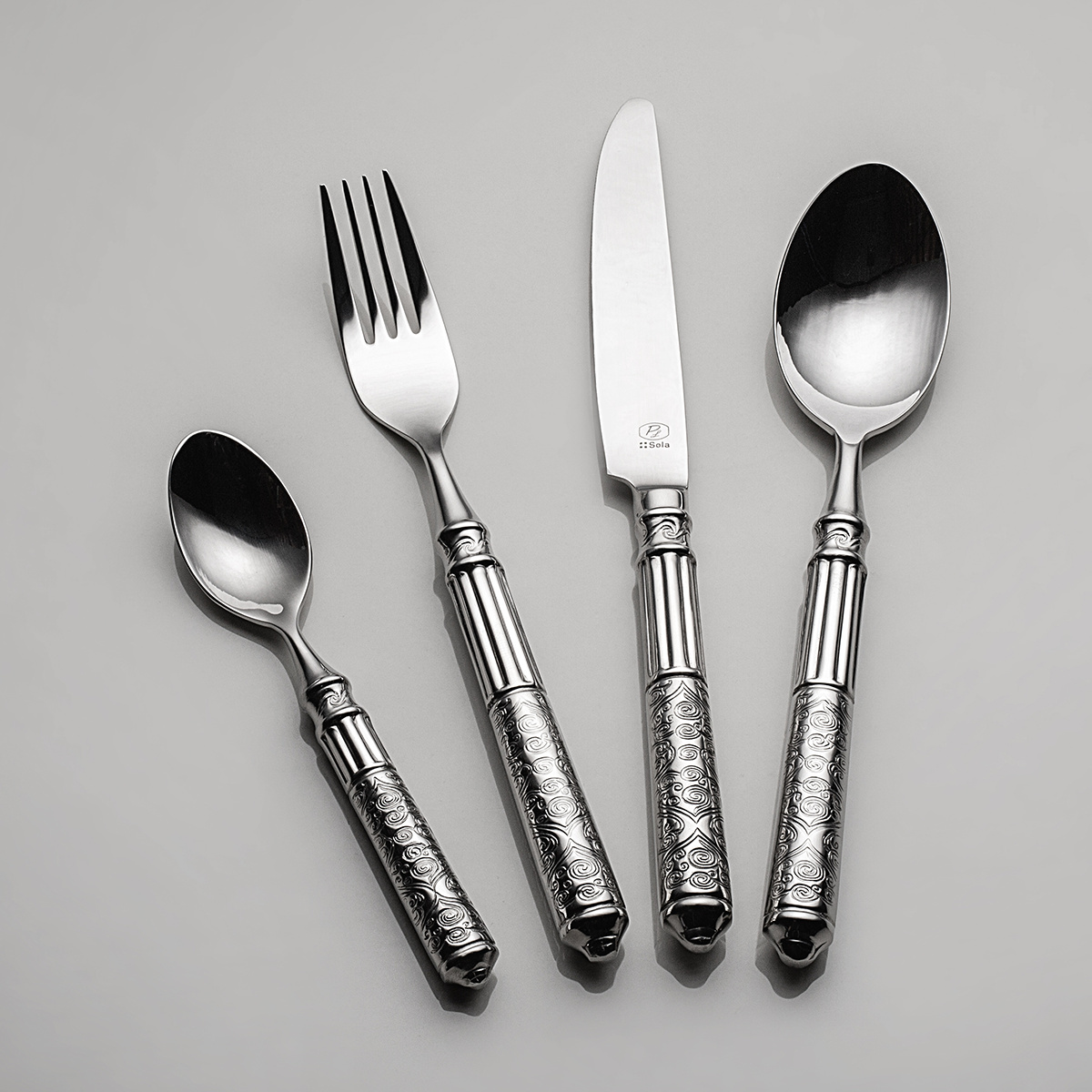 Set de couverts 16 pcs manche creux – Santa Monica