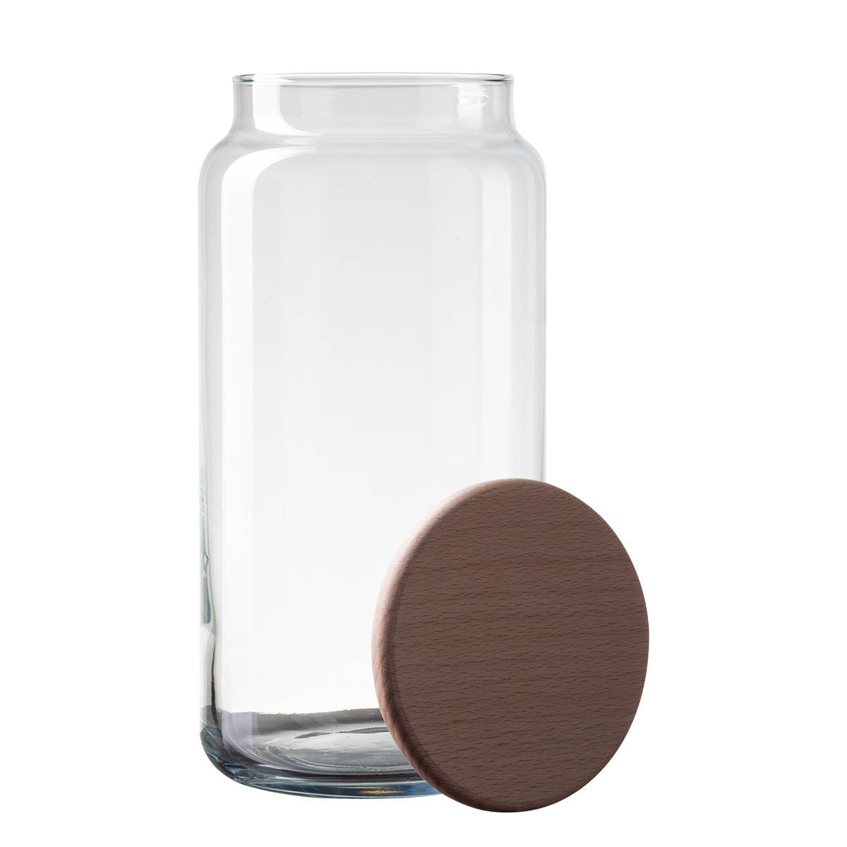 Récipient en verre avec couvercle 1,3 l | Basic Kitchen Lunasol