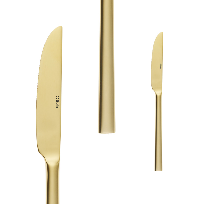 Ménagère 16 pièces – Living PVD Champagne polie