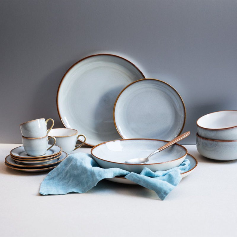 Set d'assiettes en céramique 12 pièces – Elements Day