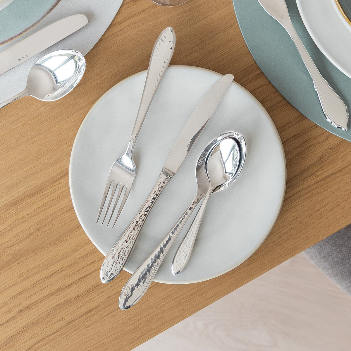 Assiette plate Coupe 22 cm - Gaya Elements North Quest