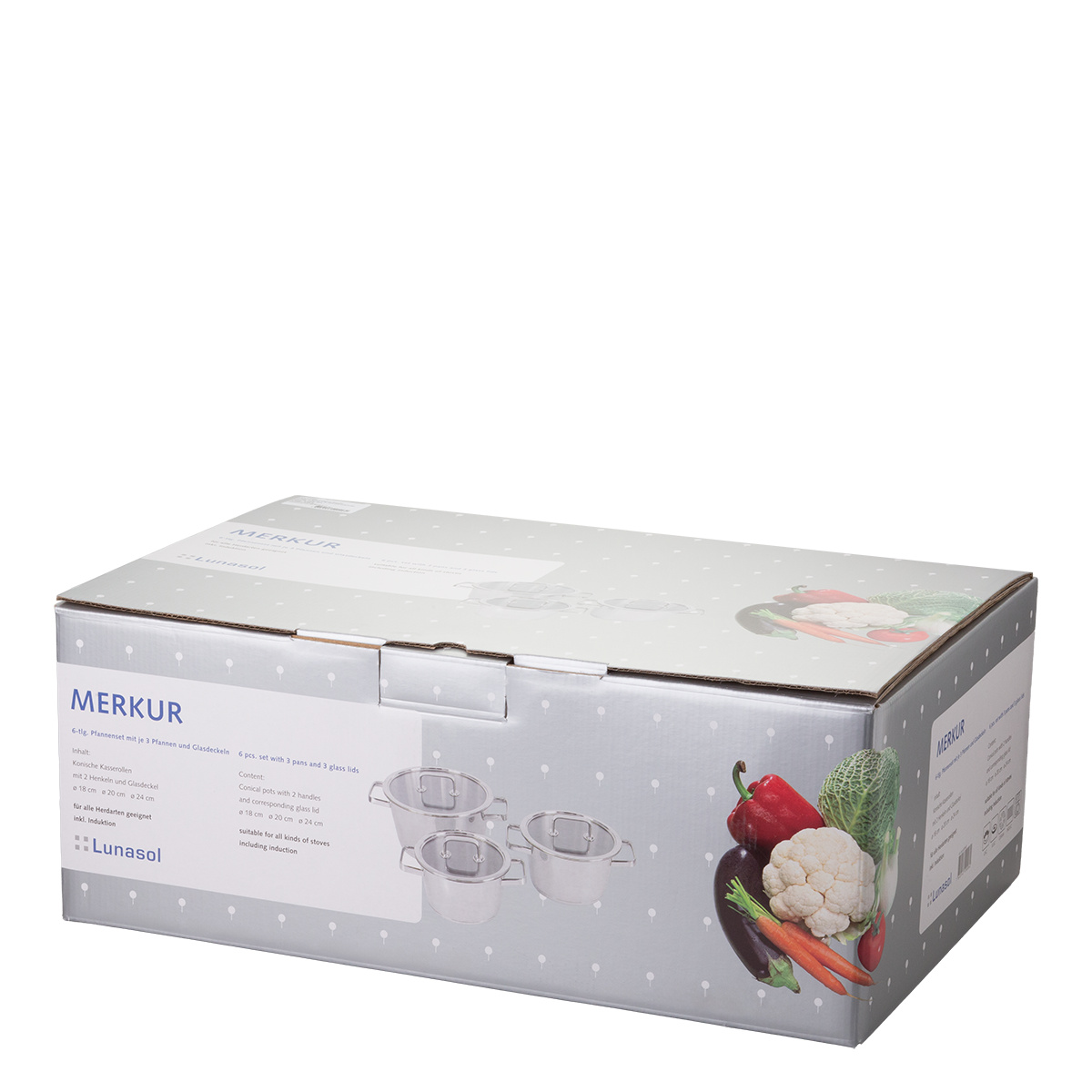 Set de casseroles 6 pièces - Merkur Lunasol