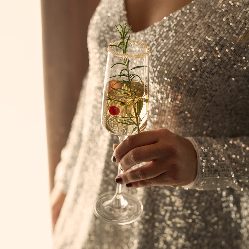 Flûtes à champagne 250 ml lot de 4 - 21st Glas Lunasol META Glass