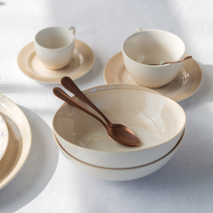 Set de 4 bols | Elements Vulcano Sand