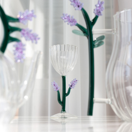 Verre à pied avec lavande | Ichendorf