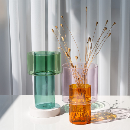 Vase B ambre-rose | Ichendorf