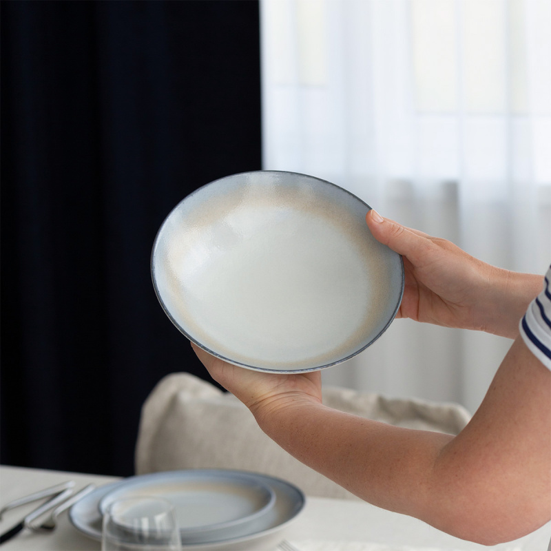Set d'assiettes 18 pcs - Ice Rim