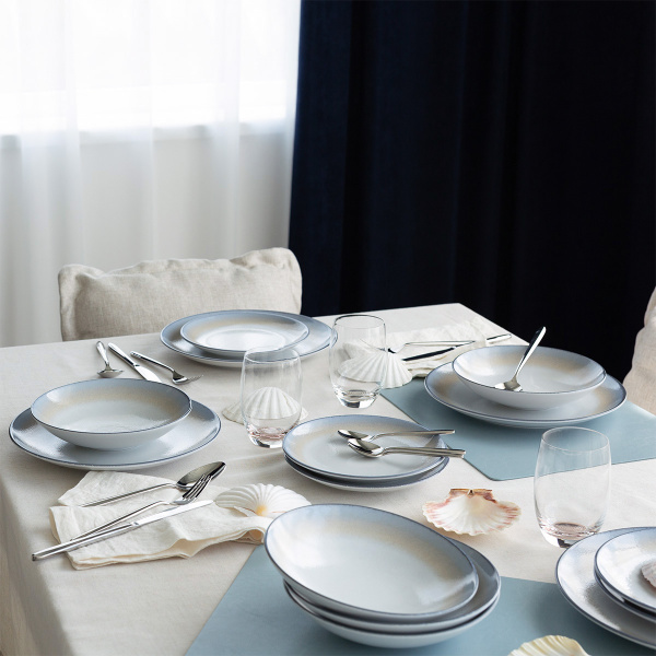 Assiette plate Coupe classic 21 cm - Ice Rim