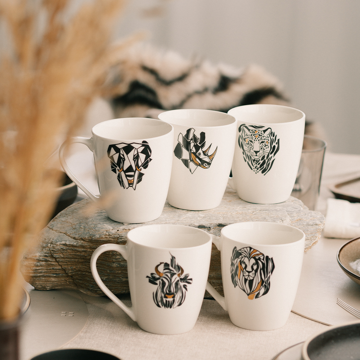 Tasse 360 ml Éléphant | Flow Solatelier Africa